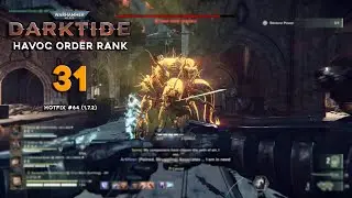 W40k: Darktide - HAVOC ORDER RANK 31 (Veteran - Bolt Pistol + Voice of Command)