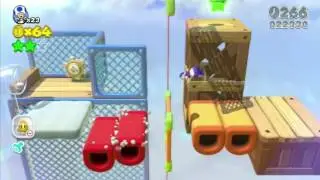 Super Mario 3D World - 3-2 - Akrobatik am Gitterzaun