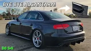 FRONT AND REAR DOOR PANELS/CARDS REPLACEMENT on my Supercharged 2010 Audi B8 S4 6 Speed Manual!