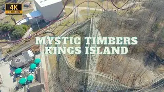 4K Drone Footage - Mystic Timbers - Kings Island - Mason, Ohio