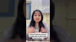 Can you work as a doctor without FMGE ? | PLAB Pathway