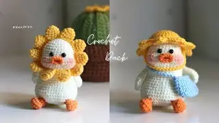 (Phần 4) Hướng dẫn cách móc chân vịt hoa, vịt đi học đơn giản hơn