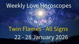 Horoscopes - All Signs 💕 Weekly Love Messages - Twin Flames 22 - 28 January 2026
