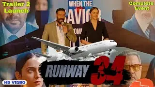 Runway 34 | Official Trailer 2 Launch | Full Video | Ajay Devgan, Rakul Preet Singh, Carryminati
