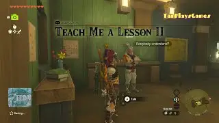 Teach Me a Lesson II : Zelda Tears Of The Kingdom.