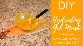 DIY Hydrating Turmeric Gel Mask With Aloe | All Natural for clear & glowing skin ✨
