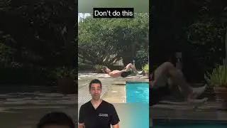 Paralysis from a Pool Dive #flip #dive #pool #summer