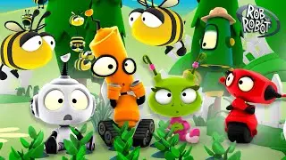 Роб, лучше поверь в это! 🐝 | Робот Роб | Дошкольное обучение | Moonbug Tiny TV
