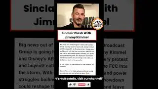 Sinclair vs Jimmy Kimmel Disney ABC Boycott Protest