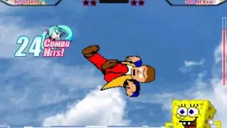 M.U.G.E.N SpongeBob(ME) VS Dee Bee Kaw