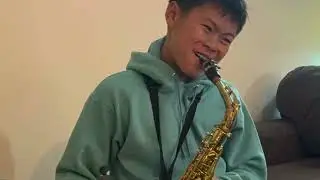 You&rsquo;re A Mean One Mr. Grinch by Liam on Saxophone
