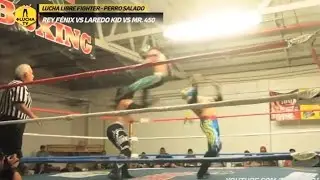 Rey F&eacute;nix vs Laredo Kid vs Mr. 450, Lucha Libre Fighter en Tijuana