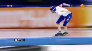 Jouke Hoogeveen 10000m - 13:10.08. NK Afstanden 2018