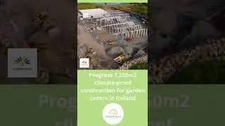 Full-fledged garden centre with an insulated shell for an ideal indoor climate in Iceland
