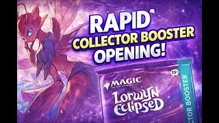 MTG Lorwyn Eclipsed Collector Booster Display Box Rapid Opening!