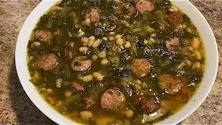 How to Make Swamp Soup | Turnip Green Soup|Dinner Recipe #food #foryou  #subscribe