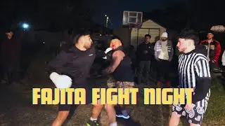 FAJITA FIGHT NIGHT | Jayson vs Carlos | TEXAS BACKYARD BOXING