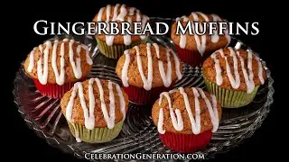 Homemade Gingerbread Muffins