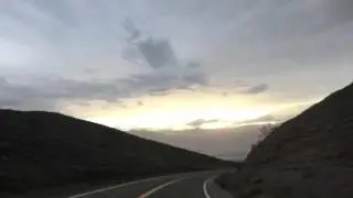 Mountain in Death Valley hyper lapse