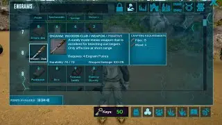 Ark Ultimate Mobile Edition - Crafting A Wooden Club