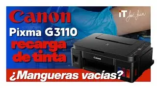 C&oacute;mo PURGAR el sistema de tinta Canon Pixma G3110 🖨️ | Limpieza desde el panel