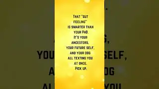 #intuition #lifelessons #life #selfgrowth #selfimprovement #motivation #inspiration #ancestral