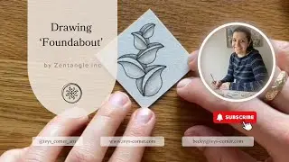 Как нарисовать &laquo;Foundabout&raquo; &mdash; плавный, ботанический зентангл!