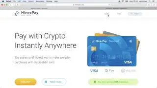 MinexPay. Обзор платформы криптовалютных дебетовых карт.
