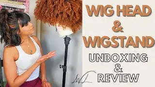 UNBOXING | REVIEW & HOW TO: Set Up Your Wig Stand | AFFORDABLE WIG STAND/ TRIPOD OPTION | KLVIED