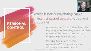 Social-Cognitive Theory of Personality flipped video for AP Psychology by Christine Lee