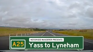 A25 | Yass to Lyneham | NSW A Routes | Barton Highway | (Real Time Driving 4K)