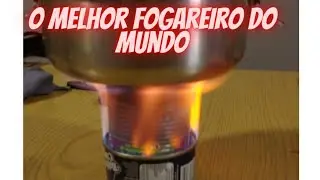 Fogareiro de camping caseiro | faça você mesmo DIY