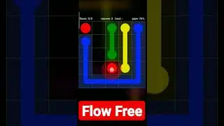 Flow Free #Level20 Intro - Classic Pack 5&times;5 Easy #Shorts