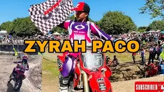Ladies Class 1st Heat l ZYRAH PACO, USING CRF 250CC Midsayap North Cotabato! Grabe ang lakas talaga!