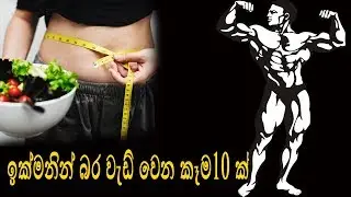 10 Fast Weight Gain Food - Sinhala
