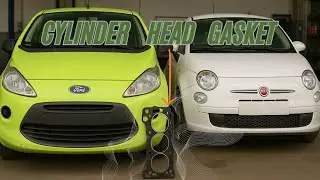 Full tutorial Replaced cylinder head gasket on Ford Ka 1.2 i same engine to Fiat 500 1.2 petrol