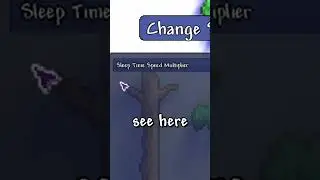 How To SKIP Day Or Night In Terraria #shorts #terraria