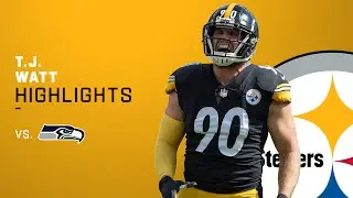 T.J. Watt's Best Defensive Plays from Week 6 vs. Seahawks | Pittsburgh Steelers