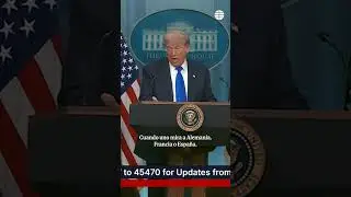 Trump, sobre la posici&oacute;n de S&aacute;nchez en la OTAN: 