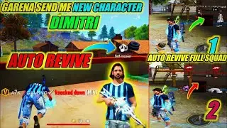 NEW CHARACTER DIMITRI ABILITY TEST IN FREE FIRE | DIMITRI SKILL TEST - GARENA FREE FIRE