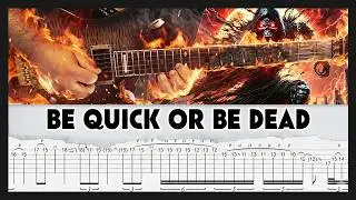 Iron Maiden | Be Quick Or Be Dead | TAB | Guitar Cover | Lesson