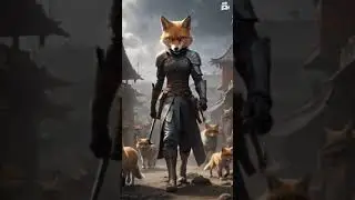 🦊⚔️ A fearless fox warrior rises! Watch now! #EpicFantasy #FoxWarrior
