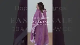 Saranoni Blankets Easter Sale 20% off Site-wide