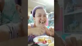 mamita shie's kain Tayo guys vegable kikyam w/ gulaman 🙂🥰