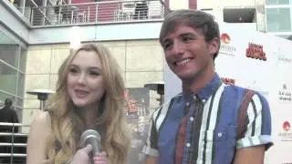Victory Van Tuyl and Lucas Cruikshank Interview at Nicky Deuce Premiere