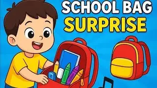🎒 School Bag Kids Rhyme | Back To School Cartoon Song | Hindi Nursery Rhymes for Children