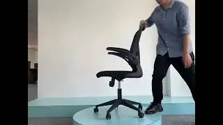 The ofice chair has smooth-rolling wheels for easy mobility. Quiet and stable.