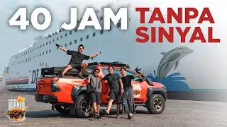 40 JAM DI KAPAL DEMI KE KALIMANTAN 🇮🇩🇲🇾🇧🇳 // #OverlandBorneo EP. 2