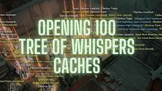 Diablo 4 - Opening 100 tree of Whispers Caches!