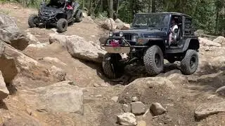 Spring creek 4x4 Jeep trail near Georgetown, Colorado. Exited Saxon Mountain trail